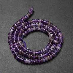 Природный аметист нитей бисера G-L635-A34-4x2mm