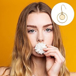 8 paire de crochets de boucles d'oreilles en acier inoxydable 304 de 4 styles&nbsp;EJEW-AB00037