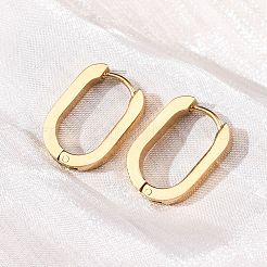 Серьги-кольца Huggie Hoop из нержавеющей стали 304&nbsp;STAS-H156-11A-G