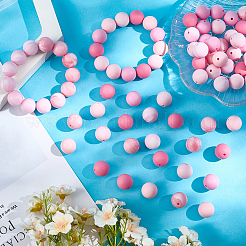 90шт 6 цвета силиконовые бусины&nbsp;SIL-PA0001-07A
