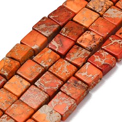 Gefärbte natürliche imperiale Jaspisperlenstränge&nbsp;G-F833-A01-01D
