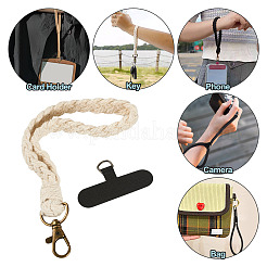 Плетеные хлопковые ремешки для мобильных телефонов&nbsp;AJEW-TAC0030-030A