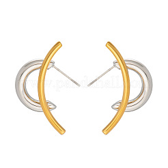 Orecchini a bottone in acciaio inossidabile 304 per donna&nbsp;ZJ4963-2