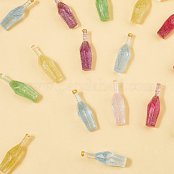 60 шт. 6-цветная фиктивная бутылка из прозрачной смолы кабошон&nbsp;RESI-SC0036-42