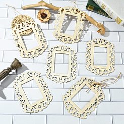 Деревянные большие подвески WOOD-CJC0019-12