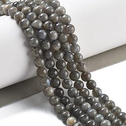 Природные лабрадорита бисер нитей G-S333-6mm-035-01