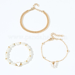 3шт. набор браслетов 3 стилей для женщин FS-WGAE994-01