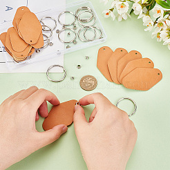 16 комплект пустых этикеток для кожаной одежды&nbsp;DIY-OC0011-01