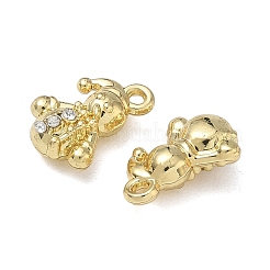 Рождественские подвески из сплава с кристаллами и стразами FIND-L026-01F-G