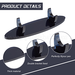 4 шт. 4 стиля овальная акриловая подставка для ручек AJEW-AN0007-12