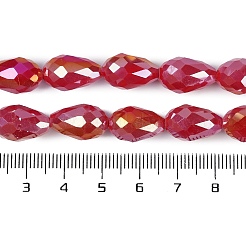 Непрозрачные однотонные гальванические стеклянные бусины&nbsp;LS-EGLA-N013-P6mm-B07