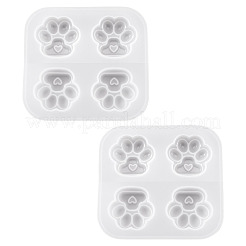Diy кошачья лапа печатает помадку силиконовые Молды&nbsp;DIY-TAC0015-32B