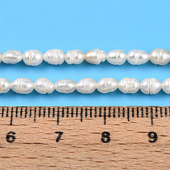 Нити из натурального культивированного пресноводного жемчуга PEAR-N012-03O