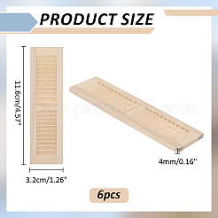 3 ensemble de fenêtres en bois&nbsp;WOOD-ME0001-27