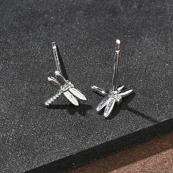 Латунные серьги-гвоздики для женщин&nbsp;EJEW-F403-06P