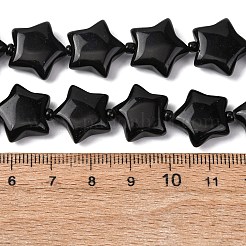 Natürlichen Obsidian Perlen Stränge&nbsp;G-K359-E13