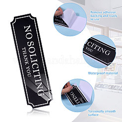 21 шт. самоклеящийся знак из ПВХ «не предлагать рекламу»&nbsp;AJEW-CA0004-98