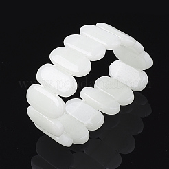 Bracciali sintetici in pietra stretch luminosa&nbsp;BJEW-S039-04