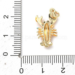 Латунные микро проложить кубического циркония подвески&nbsp;LS-KK-H255-01B-G02