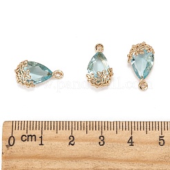 Pendentifs en verre transparent&nbsp;X-GLAA-T007-05C