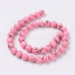 Trefoli di conchiglie di conchiglia e perline sintetiche&nbsp;G-G758-M-12mm
