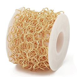 Латунные текстурированные цепи с шестигранными звеньями CHC-M025-33G