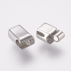 Fermoirs magnétiques en acier inoxydable 304 résistant au ternissement avec emembouts collées&nbsp;X-STAS-E138-06P