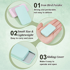 2 комплект кормушек для птиц из жести&nbsp;AJEW-OC0005-23