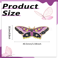 1 épingle en émail en forme de papillon&nbsp;JEWB-LP0004-31A