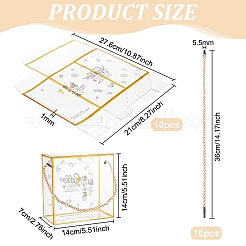 Прозрачные подарочные коробки для конфет для домашних животных CON-WH0084-73A