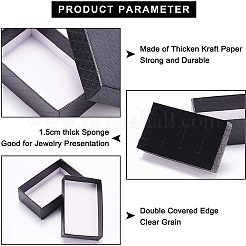 Картонные коробки ювелирных изделий CBOX-WH0003-12A-01