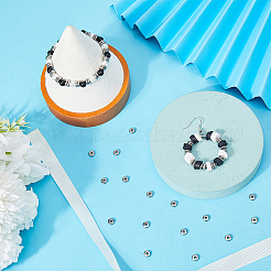 200 шт. разделительные бусины из нержавеющей стали 304&nbsp;STAS-SC0006-71