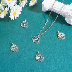 Подвески из натуральной раковины морского ушка/пауа KK-SZ0002-38A