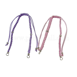 Регулируемые плетеные нейлоновые браслеты&nbsp;AJEW-PH01464