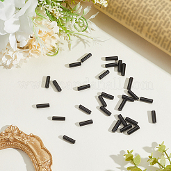 1 нить бусин из натурального черного оникса&nbsp;G-PA0001-30