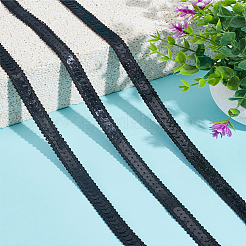 5 м блестящая металлизированная полиэстеровая кружевная лента&nbsp;OCOR-LP0001-23A