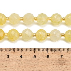 Colliers de perles en verre imitation jade teintées&nbsp;GL-Z001-02A-14