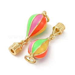 Латунь эмаль подвески&nbsp;KK-Q098-06G