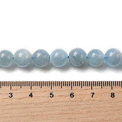 Chapelets de perles en aigue-marine naturelle&nbsp;G-D327-C03-8MM-01A