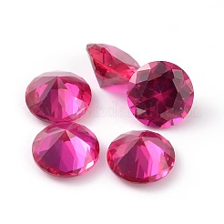 Forme de diamant corindon rouge cabochons zircone cubique&nbsp;ZIRC-L040-02-1.5mm