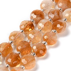 Природный цитрин бисер нитей G-B153-B09
