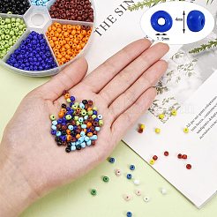 180 г 12-х цветных стеклянных бусин&nbsp;SEED-SZ0001-010