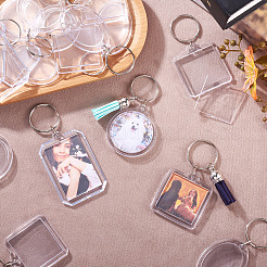 32 шт. 4 стиля акриловый брелок&nbsp;KEYC-TA0001-29