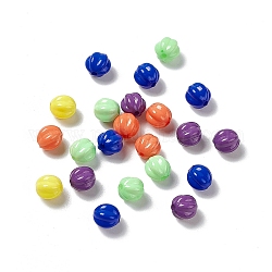 Opake Legierung Perlen, Blume, Mischfarbe, 8x7x8 mm, Bohrung: 1.5 mm, 2090 Stück / 500 g