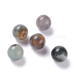 Natürliche afrikanische Heliotrop Perlen, kein Loch / ungekratzt, für Draht umwickelt Anhänger Herstellung, Runde, 20 mm