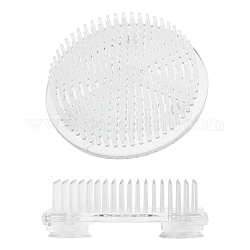 Ahandmaker 2 шт. 2 стиля пластиковая присоска, для посуды в подставке для цветов, плоские круглые и прямоугольник, прозрачные, 1шт / стиль
