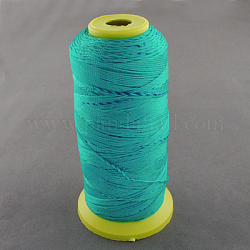 Fil à coudre de nylon, turquoise foncé, 0.2mm, environ 800 m / bibone 