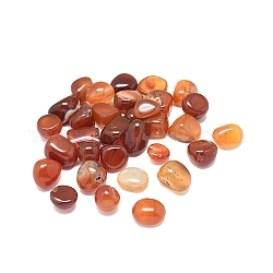Agata naturale perle, Senza Buco / undrilled, pietra burrattata, gemme di riempimento del vaso, tinti e riscaldato, pepite, 6~13mm, circa 610pcs/1000g