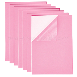 Наборы пены бумаги листа губки eva, с клейкой спинкой, анти занос, прямоугольные, розовые, 30x21x0.1 см