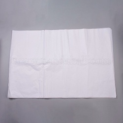 Влагостойкая оберточная папиросная бумага, для упаковки одежды, подарочная упаковка, прямоугольные, белые, 59x89 см, 450sheets / мешок